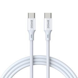 CABLE USB-C TO USB-C 60W 1M BWOO X282 WHITE