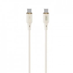 CABLE USB-C TO USB-C 60W 1M XO NB-Q261 BEIGE