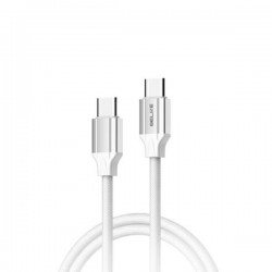 CABLE USB-C TO USB-C 65W 1M BELINE WHITE