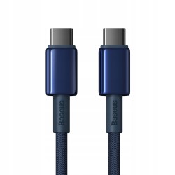 CABLE USB-C TO USB-C BASEUS TUNGSTEN GOLD 100W 1M PD P10319800321-03 BLUE