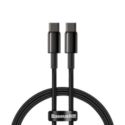 CABLE USB-C TO USB-C BASEUS TUNGSTEN PD 100W 1M PD CATWJ-01 BLACK