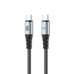 CABLE USB-C TO USB-C FOREVER BRAIX 1M 60W BLACK