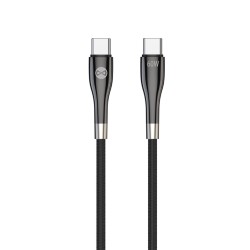 CABLE USB-C TO USB-C FOREVER SLEEK 1M 60W BLACK CABLE USB-C TO USB-C FOREVER SLEEK 1M 60W BLACK