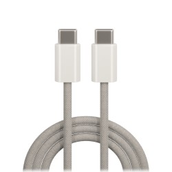 CABLE USB-C TO USB-C MAXLIFE MXUC-06 1M 20W GREY NYLON CABLE USB-C TO USB-C MAXLIFE MXUC-06 1M 20W GREY NYLON