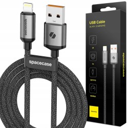 CABLE USB TO LIGHTNING 3A 1M SPACECASE CL04