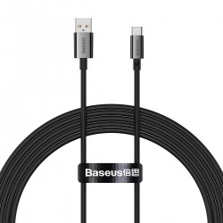 CABLE USB TO USB-C 100W 2M BASEUS SUPERIOR P10320102114-02 BLACK