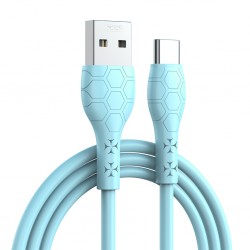 CABLE USB TO USB-C 2.4A 1M XO NB240 BLUE