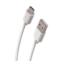 CABLE USB TO USB-C 2A 1M FOREVER WHITE CABLE USB TO USB-C 2A 1M FOREVER WHITE