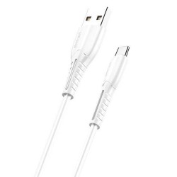 CABLE USB TO USB-C 2A FAST CHARGE 1M USAMS U35 SJ366USB02 US-SJ366 WHITE