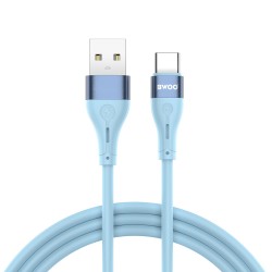 CABLE USB TO USB-C 3A 1M BWOO X280C BLUE