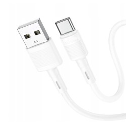 CABLE USB TO USB-C 3A 1M HOCO X83 WHITE CABLE USB TO USB-C 3A 1M HOCO X83 WHITE
