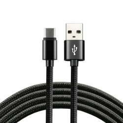 CABLE USB TO USB-C 3A 2M EVERACTIVE CBB-2CB BLACK