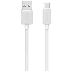 CABLE USB DO USB-C 3A 2M USAMS KY SERIES SJ693 WHITE CABLE