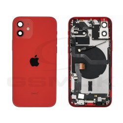 BATTERY COVER HOUSING APPLE IPHONE 12 RED PULLED GRADE B