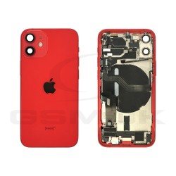 BATTERY COVER HOUSING APPLE IPHONE 12 MINI RED PULLED GRADE A