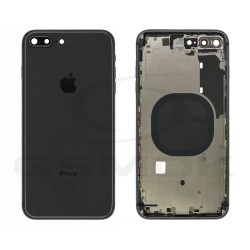 BATTERY COVER HOUSING APPLE IPHONE 8 PLUS BLACK PULLED GRADE B