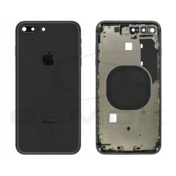 BATTERY COVER HOUSING APPLE IPHONE 8 PLUS BLACK PULLED GRADE B
