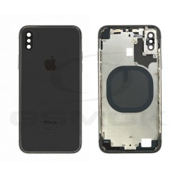 BATTERY COVER HOUSING APPLE IPHONE X BLACK PULLED GRADE C
