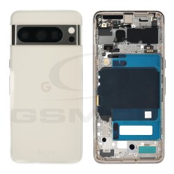 BATTERY COVER HOUSING GOOGLE PIXEL 8 PRO WHITE G949-00694-01 ORIGINAL SERVICE PACK