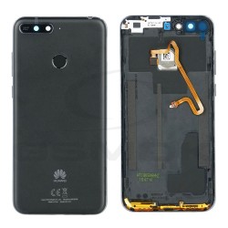 BATTERY COVER HOUSING HUAWEI Y6 PRIME 2018 BLACK 97070TYG ORIGINAL SERVICE PACK