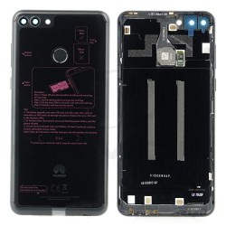 BATTERY COVER HOUSING HUAWEI Y9 2018 BLACK 02352BBL ORIGINAL SERVICE PACK