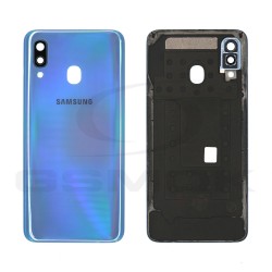 BATTERY COVER HOUSING SAMSUNG A405 GALAXY A40 BLUE PULLED GRADE B