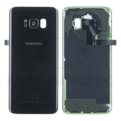 BATTERY COVER HOUSING SAMSUNG G950 GALAXY S8 BLACK WITH LENS OF CAMERA GH82-13962A ORIGINAL SERVICE PACK