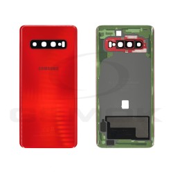 BATTERY COVER HOUSING SAMSUNG G973 GALAXY S10 RED GH82-18378H ORIGINAL SERVICE PACK