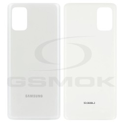 BATTERY COVER HOUSING SAMSUNG M515 GALAXY M51 WHITE WITHOUT CAMERA LENS GH98-46142B ORIGINAL SERVICE PACK