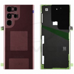 BATTERY COVER HOUSING SAMSUNG S908 GALAXY S22 ULTRA BURGUNDY GH82-27457B ORIGINAL SERVICE PACK