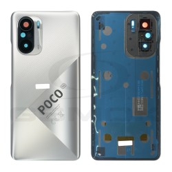 BATTERY COVER HOUSING XIAOMI POCO F3 SILVER 56000FK11A00 ORIGINAL SERVICE PACK
