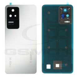 BATTERY COVER HOUSING XIAOMI POCO F4 SILVER 56000PL11R00 ORIGINAL SERVICE PACK