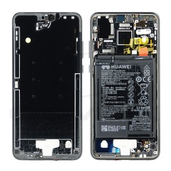 MIDDLE COVER WITH BATTERY HUAWEI P20 BLACK 02351WKJ [ORIGINAL]