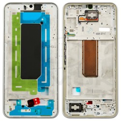 MIDDLE COVER SAMSUNG A346 GALAXY A34 SILVER GH82-31312B ORIGINAL SERVICE PACK