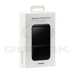 WIRELESS CHARGER SAMSUNG DUO EP-P4300TBEGEU 9W USB BLACK ORIGINAL BOX
