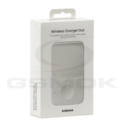 WIRELESS CHARGER SAMSUNG DUO EP-P4300TWEGEU 9W USB WHITE ORIGINAL BOX