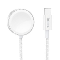 MAGNETIC WIRELESS CHARGER FOR APPLE WATCH AND SAMSUNG WATCH 2.5W HOCO CW59 WHITE