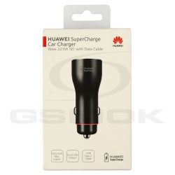 CAR CHARGER HUAWEI CP36 22.5W 55034029 BLACK ORIGINAL BOX