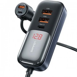 CAR CHARGER USAMS C40 3XUSB + 2XUSB-C 165W PD+QC FAST CHARGE BLACK