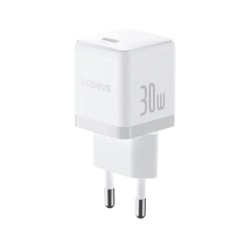 TRAVEL CHARGER BASEUS PALM USB-C 30W P10111605213-00 WHITE TRAVEL CHARGER BASEUS PALM USB-C 30W P10111605213-00 WHITE