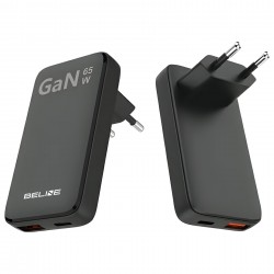 TRAVEL CHARGER BELINE USB USB-C 30W PD 3.0 QC 3.0 BLACK