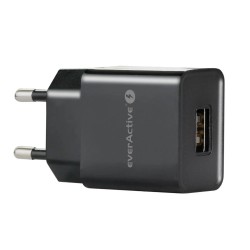 TRAVEL CHARGER EVERACTIVE USB 2.4A 12W SC-200B BLACK