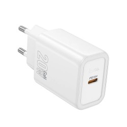 TRAVEL CHARGER HOCO USB-C N60 20W PD WHITE