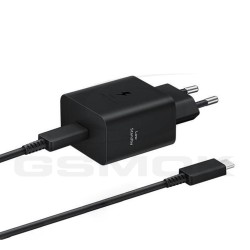 WALL CHARGER SAMSUNGEP-T4511XBEGEU 45W USB-C FAST CHARGE BLACK ORIGINAL BOX