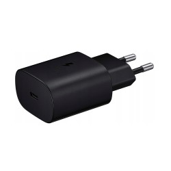 WALL CHARGER SAMSUNG GP-PTU021SOABQ 25W USB-C FAST CHARGE BLACK ORIGINAL BULK