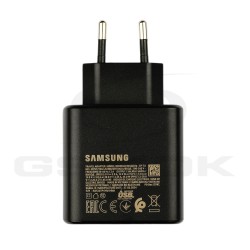 WALL CHARGER SAMSUNG GP-TOU021RFBBW GP-PTU020SOFBQ 45W USB-C + CABLE DA705BBE FAST CHARGE BLACK ORIGINAL BULK