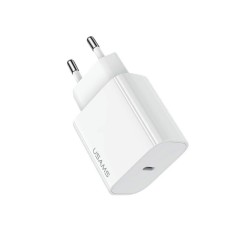 TRAVEL CHARGER USB-C USAMS T65 20W CC226TC01 US-CC226 WHITE 