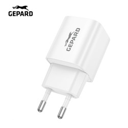 TRAVEL CHARGER USB USB-C GEPARD 20W WHITE 
