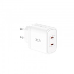 TRAVEL CHARGER XO CE08 PD 50W 2XUSB-C WHITE