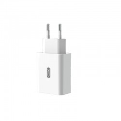 TRAVEL CHARGER XO L36 18W QC 3.0 + DETACHABLE LIGHTNING CABLE WHITE